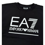 Emporio Armani Felpa Chiuss Girocollo tinta unita con Logo Nero per Bambino 7G000106 NERO EMPORIO ARMANI 