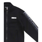 Emporio Armani Felpa con Zip tinta unita con Maniche Logate Nero per Bambino 7G000158X NERO EMPORIO ARMANI 