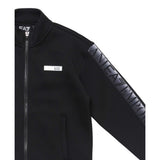 Emporio Armani Felpa con Zip tinta unita con Maniche Logate Nero per Bambino 7G000158X NERO EMPORIO ARMANI 