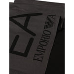 Emporio Armani Sciarpa tinta unita con Logo In Contrasto Grigio per Bambino 7X000007 GRIGIO EMPORIO ARMANI 