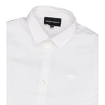 Emporio Armani Camicia Manica Lunga tinta unita Bianco per Bambino 8N4C09 BIANCO EMPORIO ARMANI 
