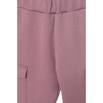 Emporio Armani Completo 2 Pezzi Felpa-Pantalone tinta unita Viola per Bambina AF131511 VIOLA EMPORIO ARMANI 