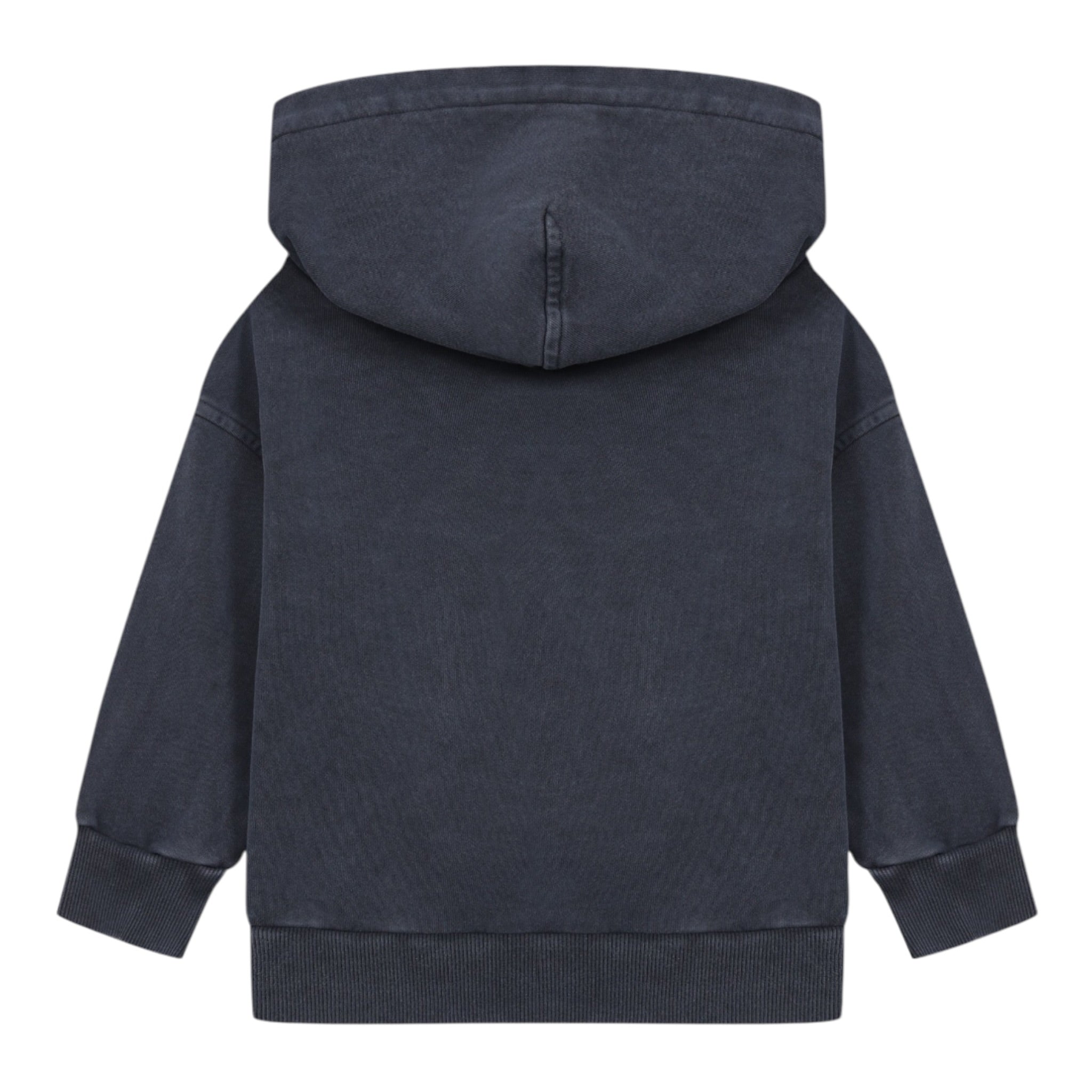 Emporio Armani Felpa tinta unita con Cappuccio E Stampa Blu per Bambino EB000465 BLU EMPORIO ARMANI 