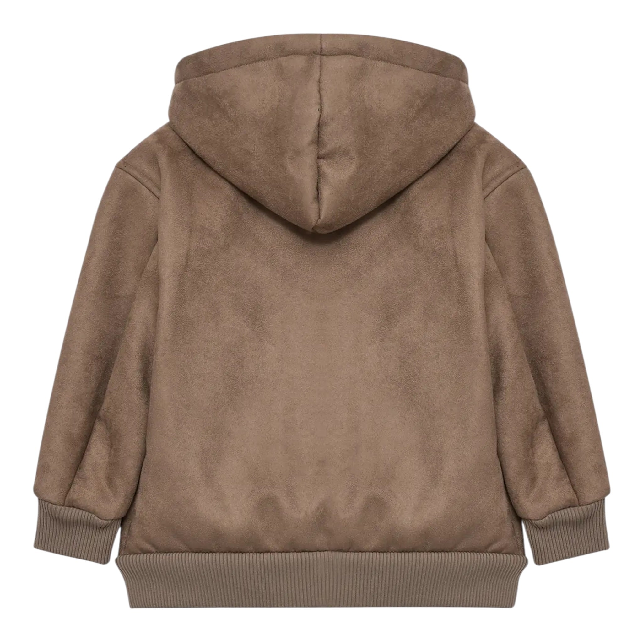 Emporio Armani Giubbino tinta unita con Zip E Cappuccio Cammello per Bambino EB000508 CAMMELLO EMPORIO ARMANI 