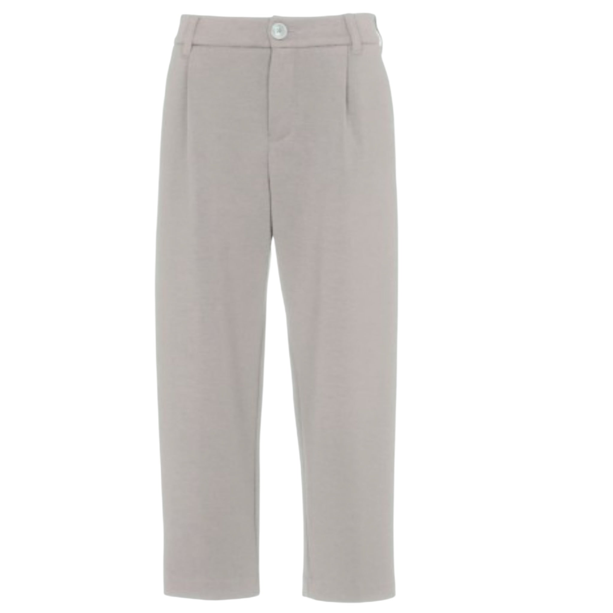 Emporio Armani Pantalone tinta unita con Bottone Beige per Bambino EB000543 BEIGE EMPORIO ARMANI 