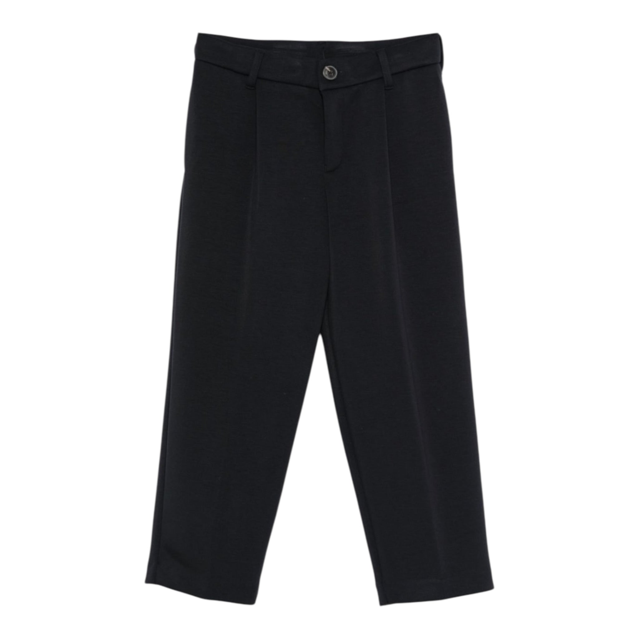 Emporio Armani Pantalone tinta unita con Bottone Blu per Bambino EB000543 BLU EMPORIO ARMANI 