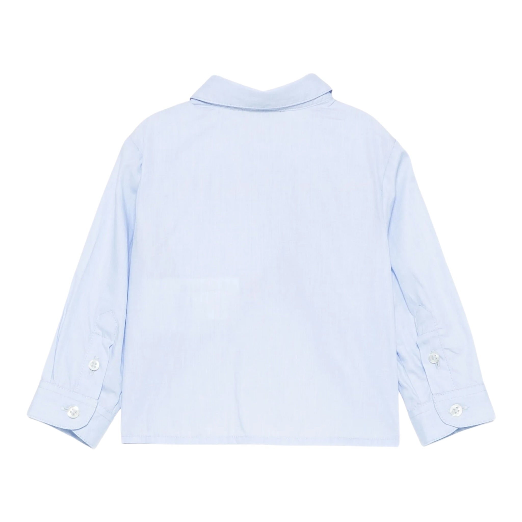 Emporio Armani Camicia Manica Lunga tinta unita Azzurro per Neonato EB000789 AZZURRO EMPORIO ARMANI 