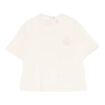 Emporio Armani T-Shirt Girocollo tinta unita Beige per Bambino EB000796 BEIGE EMPORIO ARMANI 