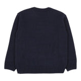 Emporio Armani Maglia Girocollo Tinta Unitoa con Logo Blu per Bambino EB000807 BLU EMPORIO ARMANI 