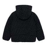Emporio Armani Giubbino tinta unita con Zip E Cappuccio Nero per Bambino EB00495 NERO EMPORIO ARMANI 