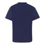 Emporio Armani T-Shirt Girocollo Tinta Unit con Taschino Blu per Neonato FW8Q01 BLU EMPORIO ARMANI 
