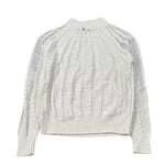 Ermanno Scervino Maglia tinta unita con Applicazioni Brillantini Bianco per Bambina SFMA044 BIANCO ERMANNO SCERVINO 