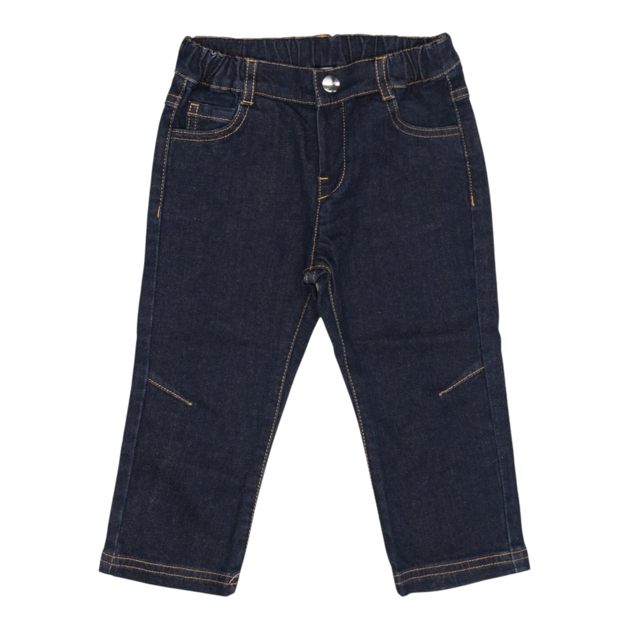 Etro Jeans tinta unita con Elastico In Vita Blu per Neonato GV6560 BLU ETRO 