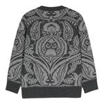 Etro Maglia Girocollo tinta unita Grigio per Bambina GV9P50 GRIGIO ETRO 