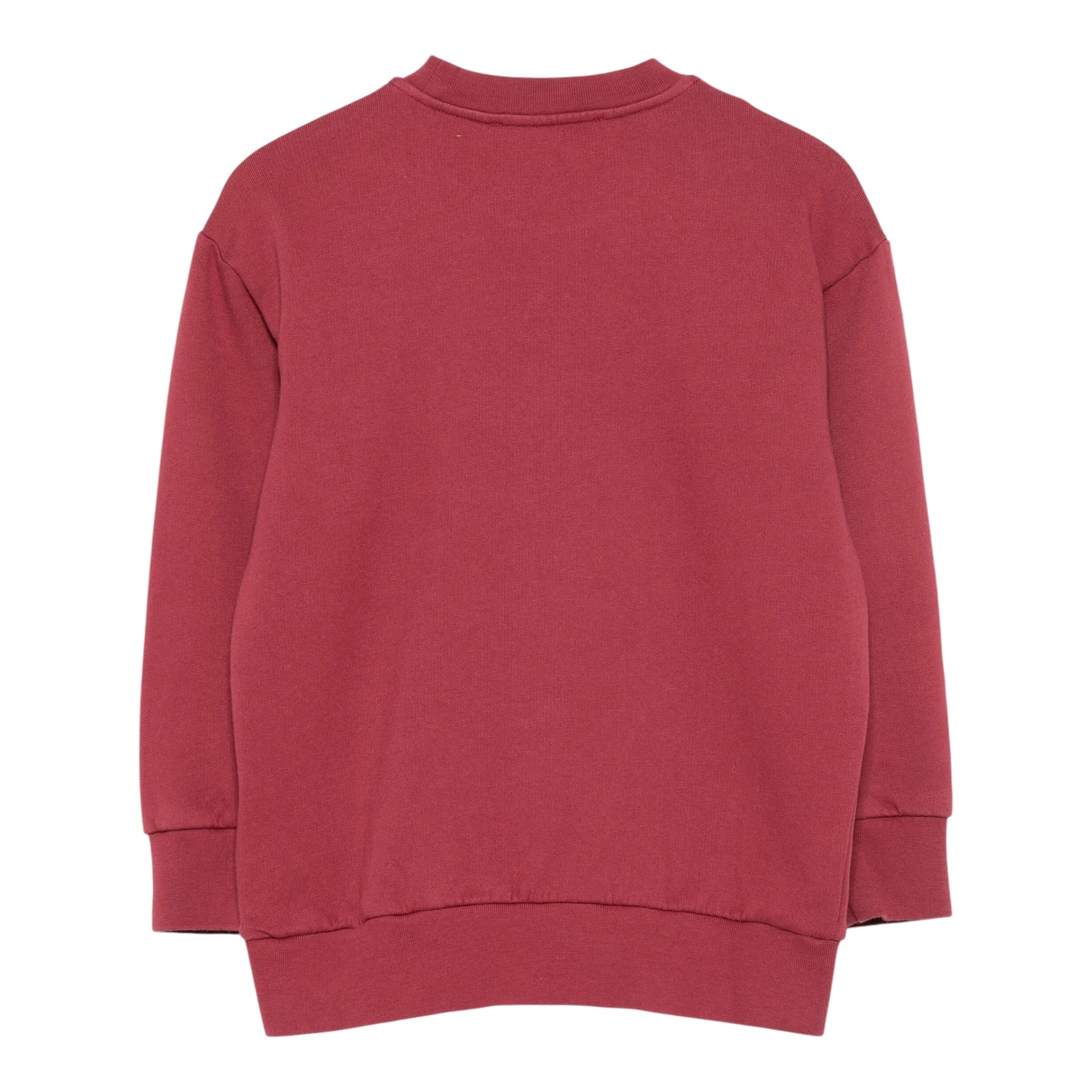 Etro Felpa Chiusa Girocollo tinta unita con Logo Bordeaux per Bambina GX4P20 BORDEAUX ETRO 