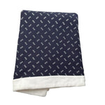 Fay Coperta tinta unita Logata Blu per Neonato 5R0500 BLU FAY 
