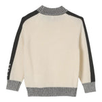 Fay Maglia tinta unita con Profili In Contrasto Panna per Bambino FV9P70 PANNA FAY 