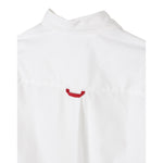 Fay Camicia tinta unita con Logo Bianco per Bambino FW5Q20 BIANCO FAY 