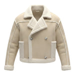 Fay Giubbino tinta unita Modello Montone Beige per Bambino FX2B77 BEIGE FAY 