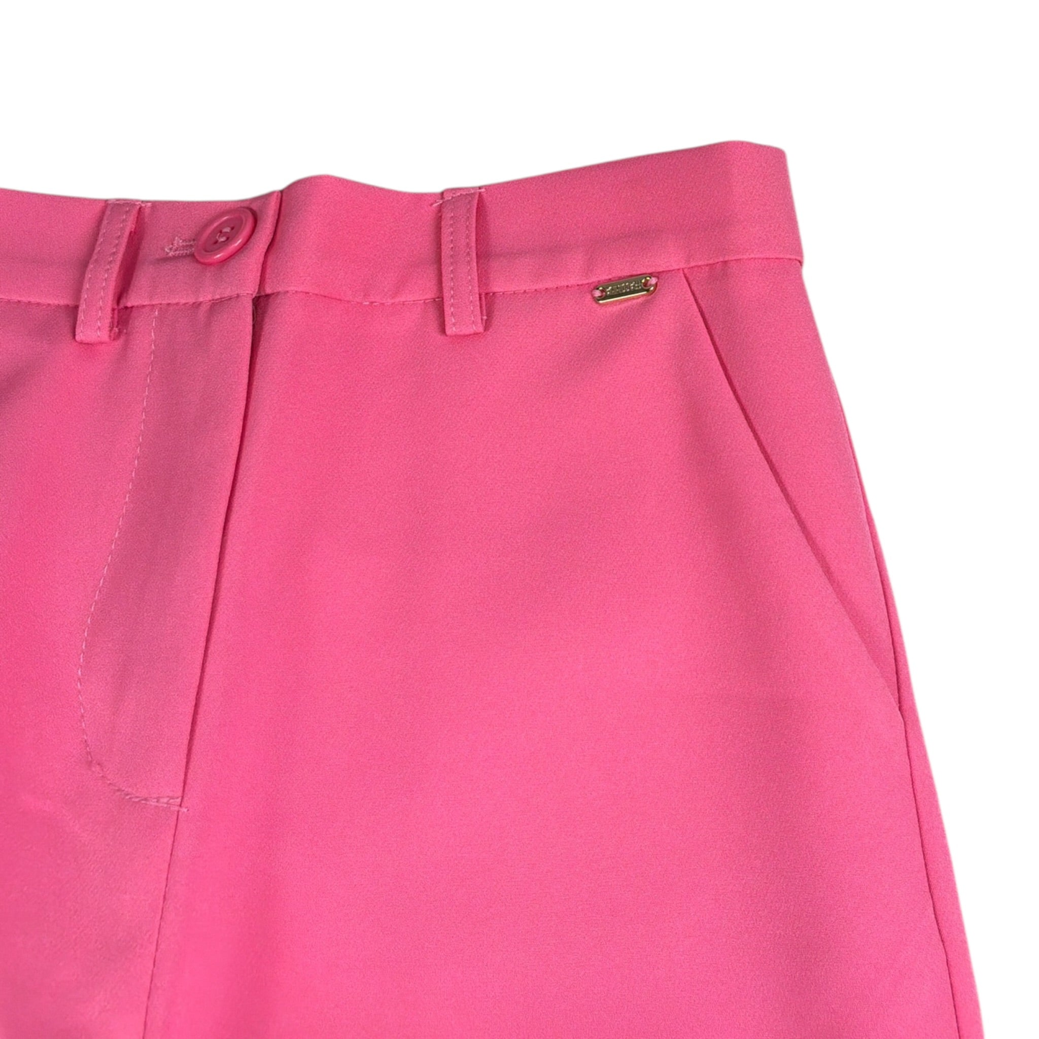 Fracomina Pantalone tinta unita con Elastico In Vita Rosa per Bambina EKEKEK ROSA FRACOMINA 