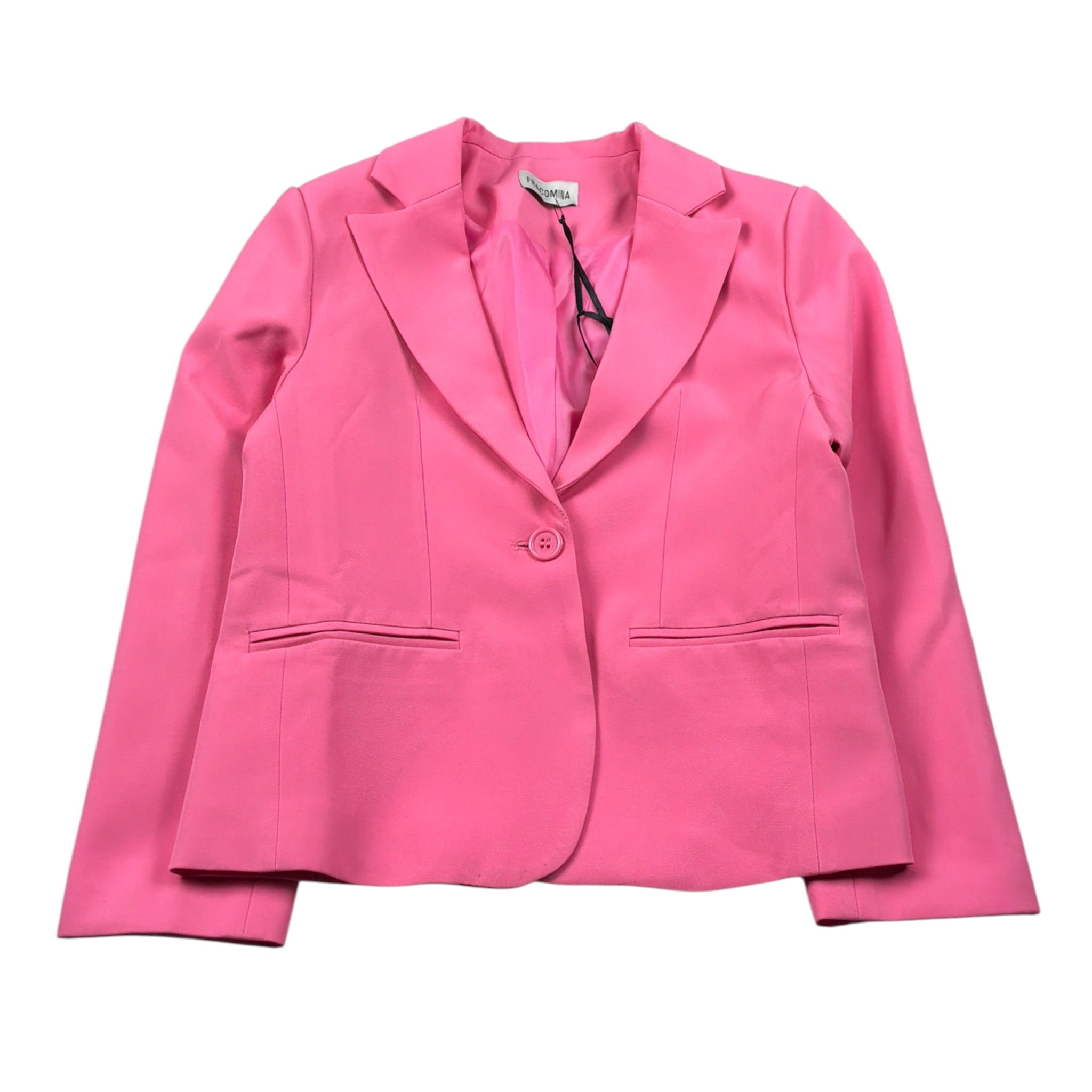 Fracomina Giacca tinta unita Rosa per Bambina FM1006 ROSA FRACOMINA 