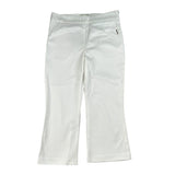 Fracomina Pantalone tinta unita con Elastico In Vita Bianco per Bambina PQPQPPQ BIANCO FRACOMINA 