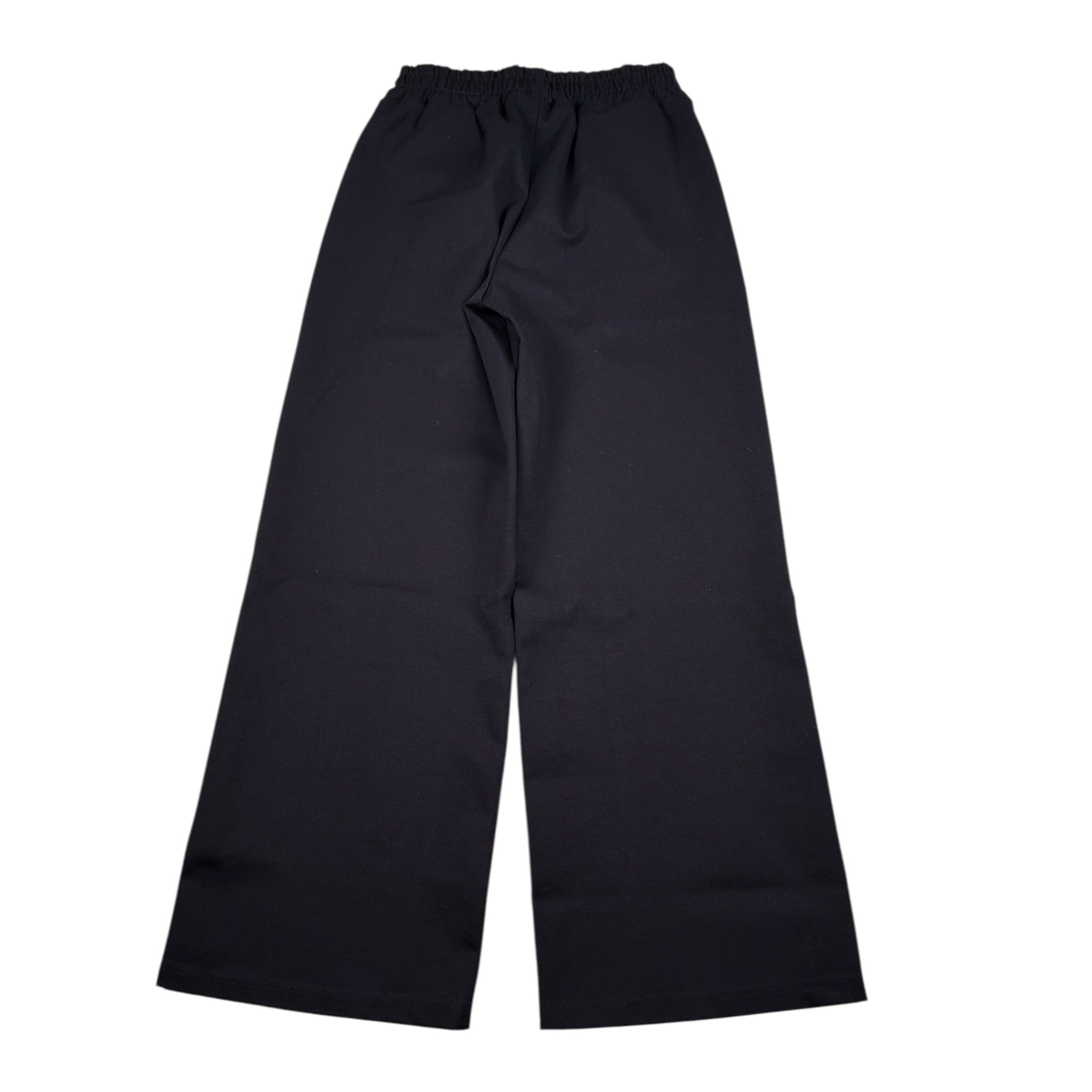 Fun & Fun Pantalone tinta unita Modello Palazzo Nero per Bambina FCJPT02172 NERO FUN & FUN 