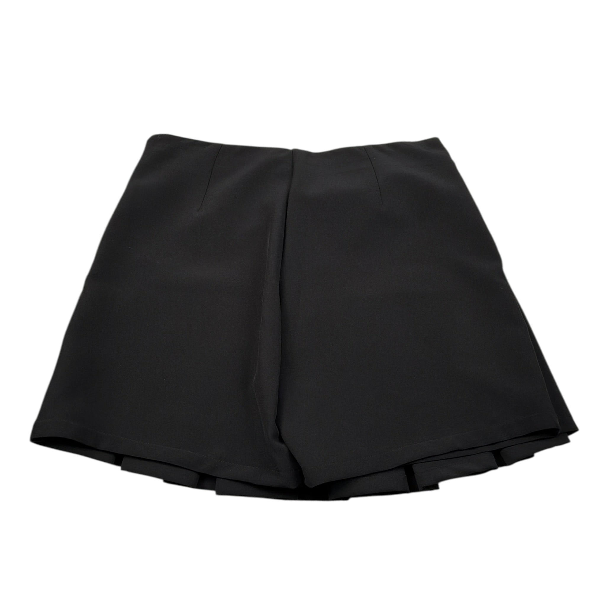 Fun & Fun Short tinta unita con Zip Nero per Bambina FJSK02061 NERO FUN & FUN 