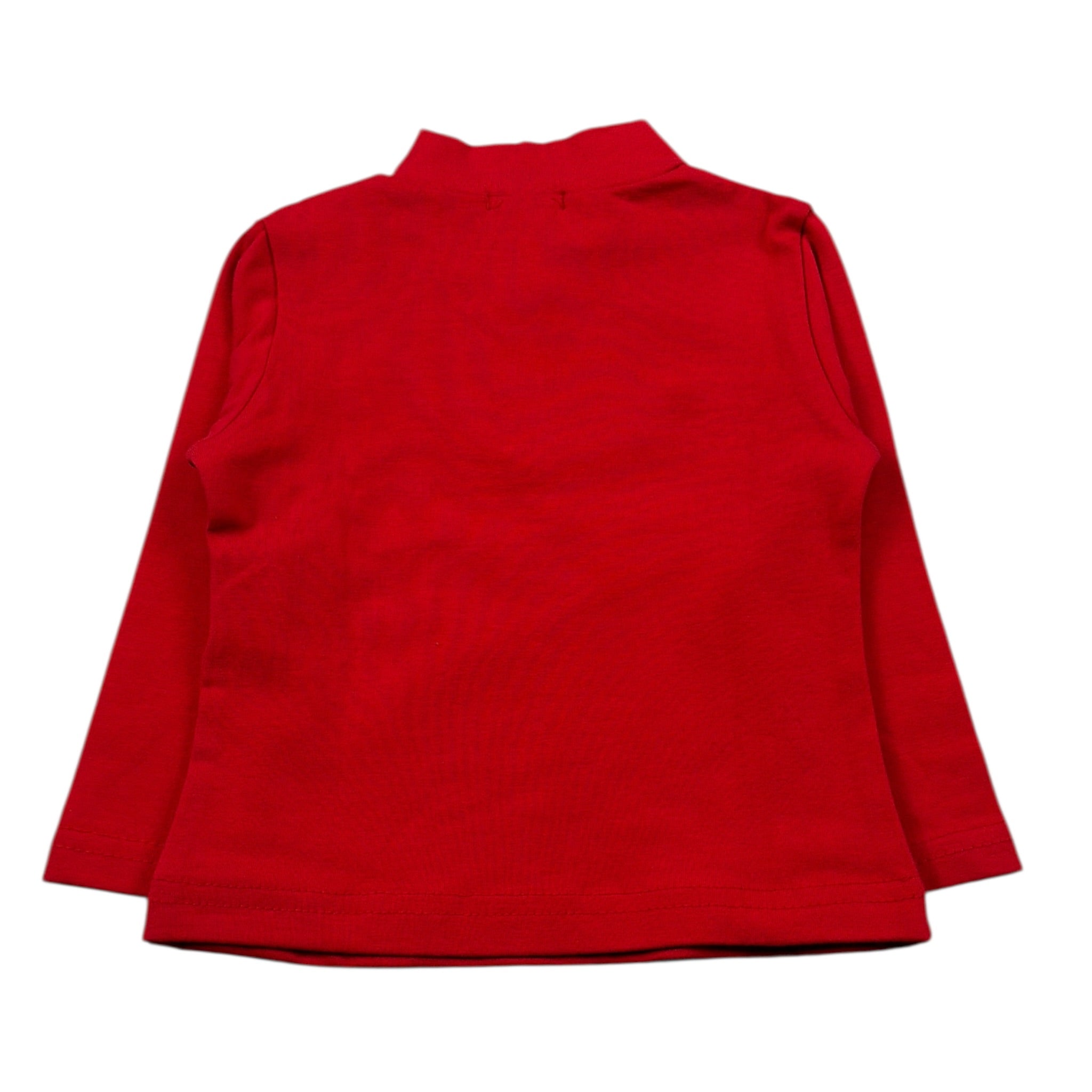 Fun & Fun Shirt Girocollo tinta unita Rosso per Neonata FNNTS0748 ROSSO FUN & FUN 