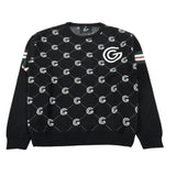 Gabriella Gucci Maglia Girocollo tinta unita con Logo Nero per Bambina GK074 NERO GABRIELLA GUCCI 