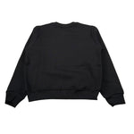 Gabriella Gucci Felpa Chiusa Girocollo tinta unita con Logo Nero per Bambina GK071 NERO GABRIELLA GUCCI 
