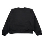 Gabriella Gucci Felpa Chiusa Girocollo tinta unita con Logo Nero per Bambina GK071 NERO GABRIELLA GUCCI 