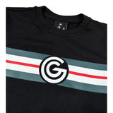 Gabriella Gucci Felpa Chiusa Girocollo tinta unita con Logo Nero per Bambina GK071 NERO GABRIELLA GUCCI 
