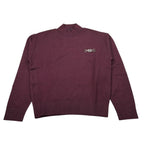 Gabriella Gucci Maglia Mezzo Collo tinta unita Bordeaux per Bambina GK076 BORDEAUX  