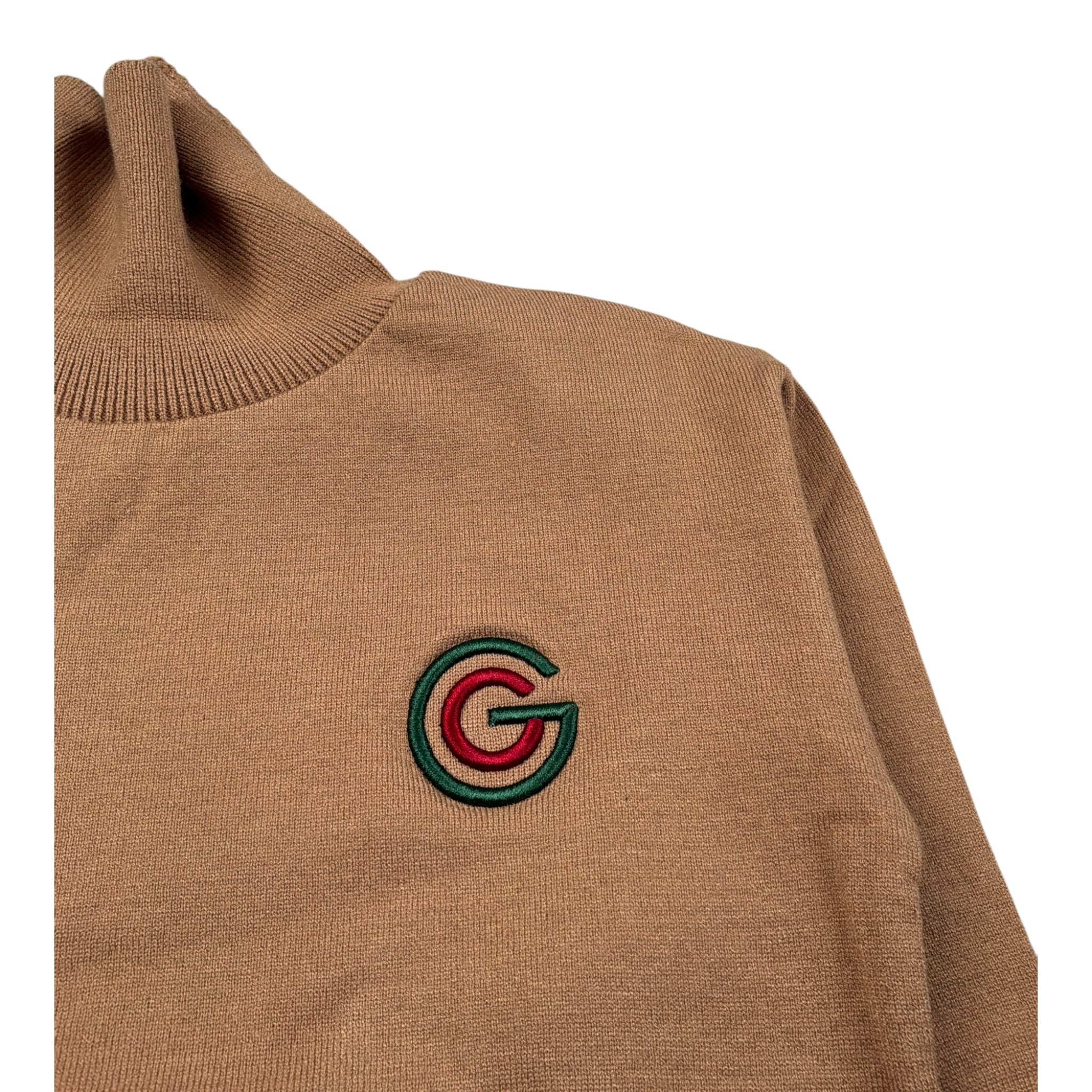 Gabriella Gucci Maglia Collo Alto tinta unita Beige per Bambina GK077 BEIGE GABRIELLA GUCCI 