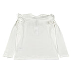 Gaelle Shirt tinta unita con Brillantini Bianco per Bambina 2741M00574 BIANCO GAELLE 