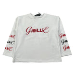 Gaelle Shirt Girocollo tinta unita con Stampe Bianco per Bambina 2741M00579 BIANCO GAELLE 