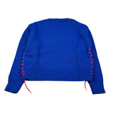 Gaelle Maglia tinta unita con Stampa Cobalto per Bambina 2741W00564 COBALTO GAELLE 