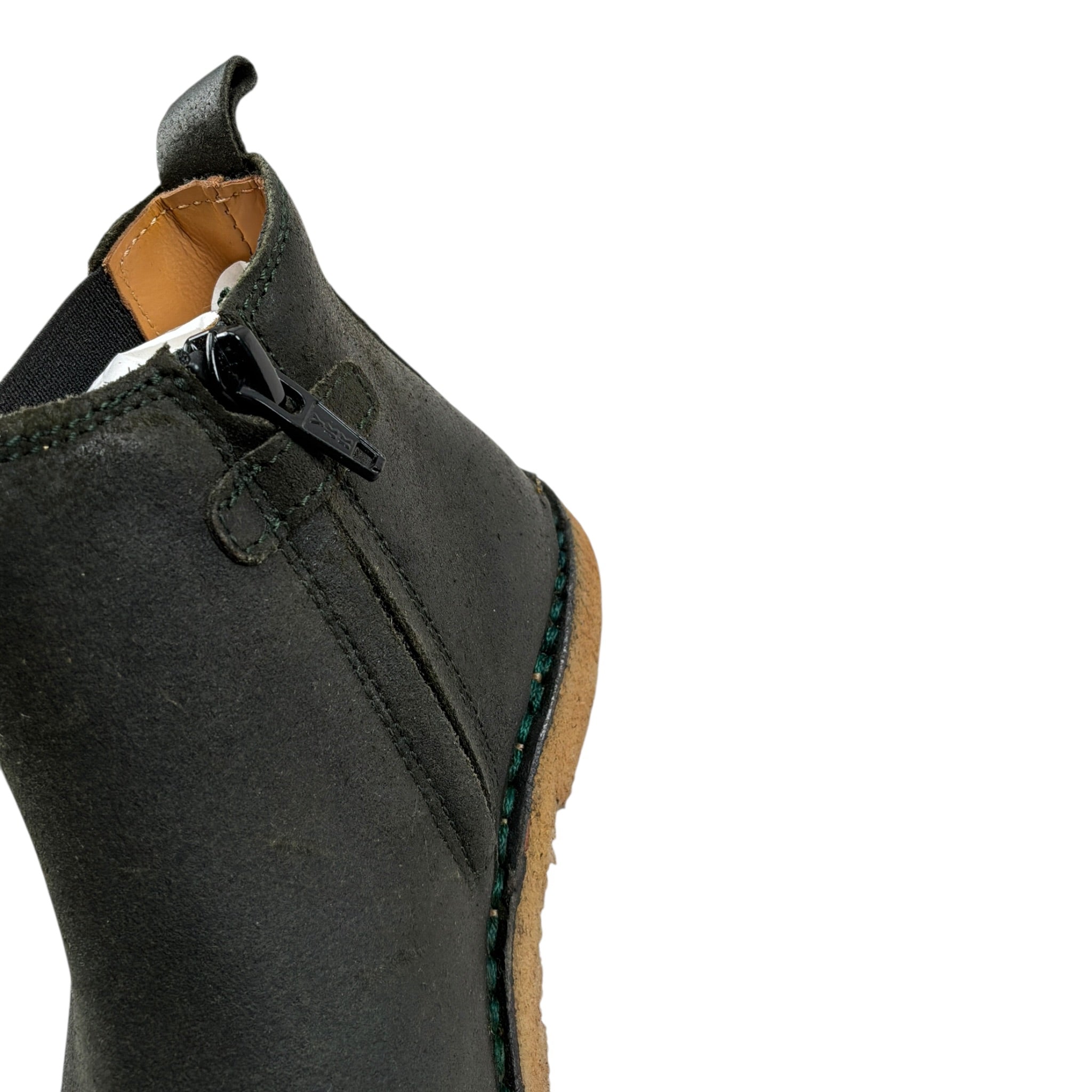 Gallucci Stivali tinta unita con Zip Verde per Bambino J01403AI VERDE GALLUCCI 
