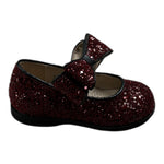 Gallucci Ballerina tinta unita con Fiocco Bordeaux per Neonata T20051AM BORDEAUX GALLUCCI 