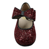 Gallucci Ballerina tinta unita con Fiocco Bordeaux per Neonata T20051AM BORDEAUX GALLUCCI 
