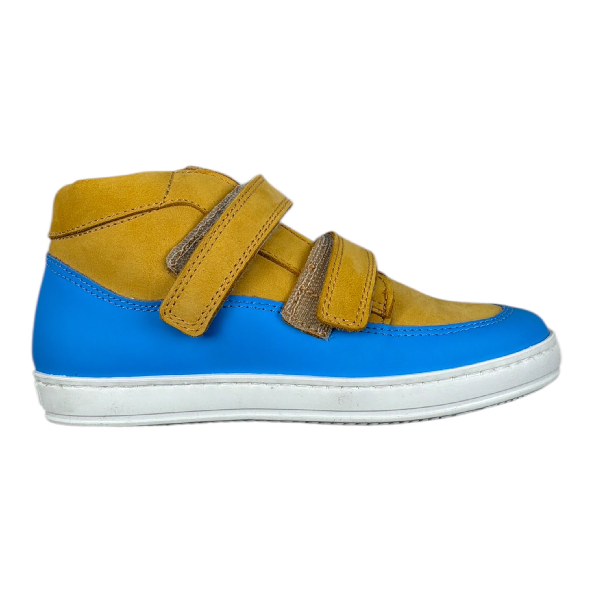 Gallucci Sneakers Bicolore con Lacci Senape per Neonato T20100AMN SENAPE GALLUCCI 