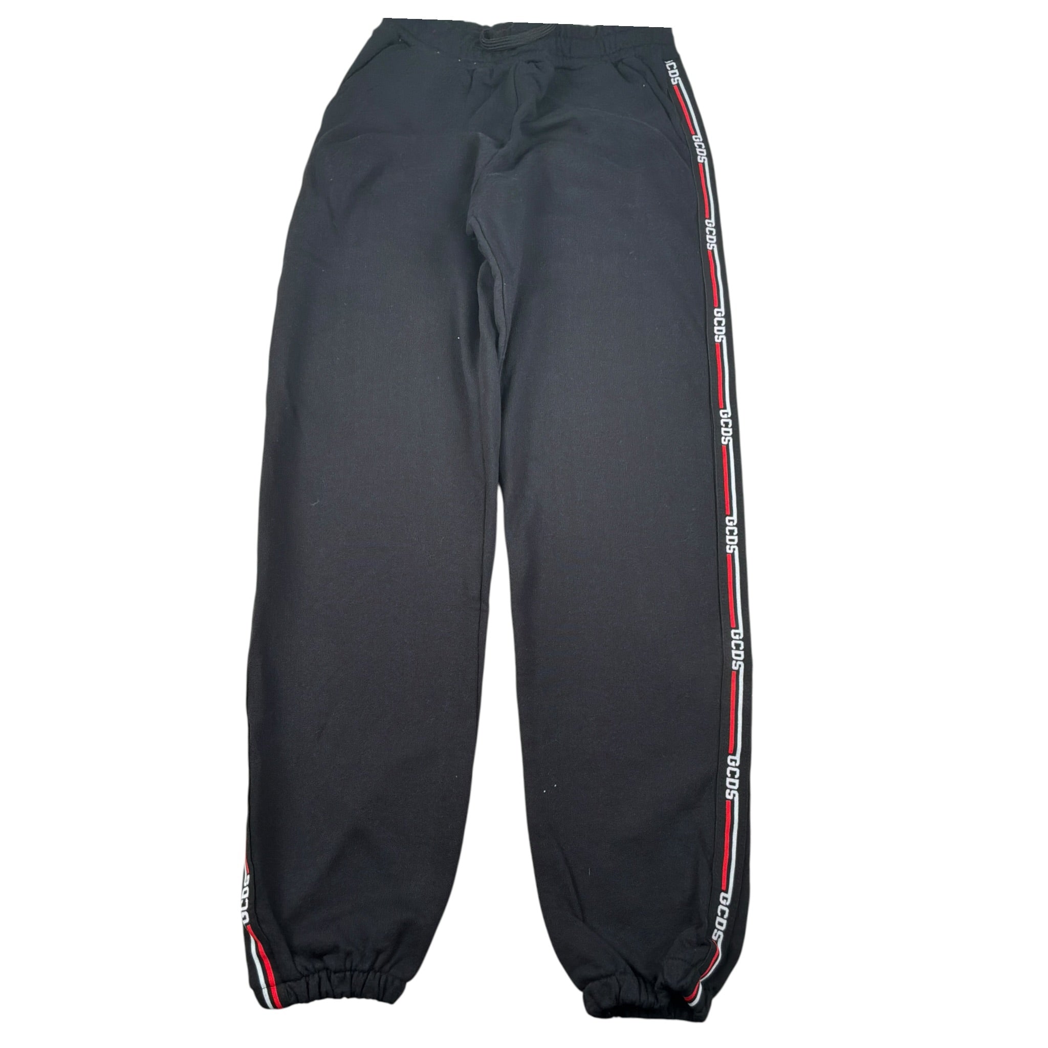Gcds Pantalone Modello Tuta tinta unita con Profili In Contrasto Nero per Bambina B2JM3014BA2 NERO GCDS 