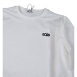 Gcds Shirt tinta unita con Logo Bianco per Bambina B2JU2217BA3 BIANCO GCDS 