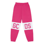Gcds Pantalone Tuta tinta unita con Logo Fuxia per Bambina B2JU3017BA2 FUXIA GCDS 