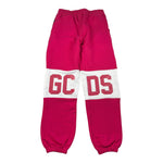 Gcds Pantalone Tuta tinta unita con Logo Fuxia per Bambina B2JU3017BA2X FUXIA GCDS 