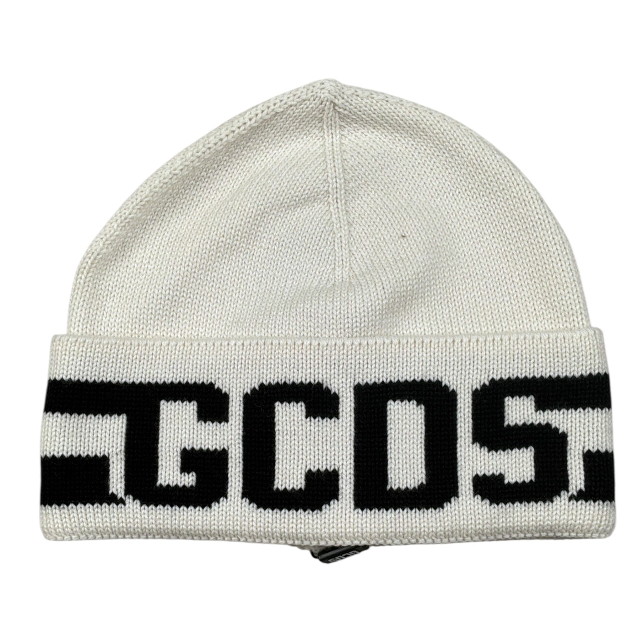 Gcds Cappello tinta unita con Logo Bianco per Bambina B2JU56 BIANCO GCDS 