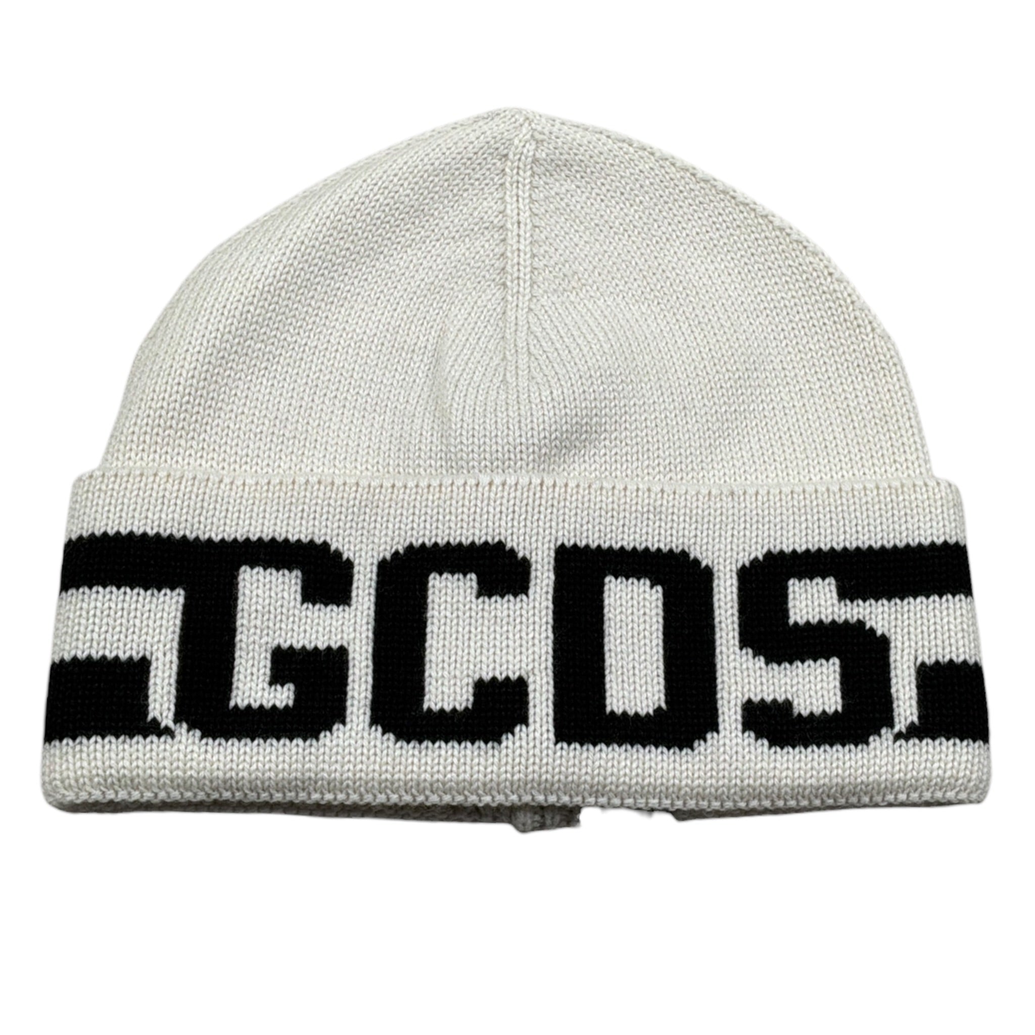 Gcds Cappello tinta unita con Logo Panna per Bambina B2JU5818AL0 PANNA GCDS 