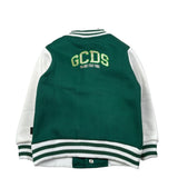 Gcds Giubbino Modello College Bicolore Bianco/Verde per Bambino B2KM01911BA4 BIANCO/VERDE GCDS 