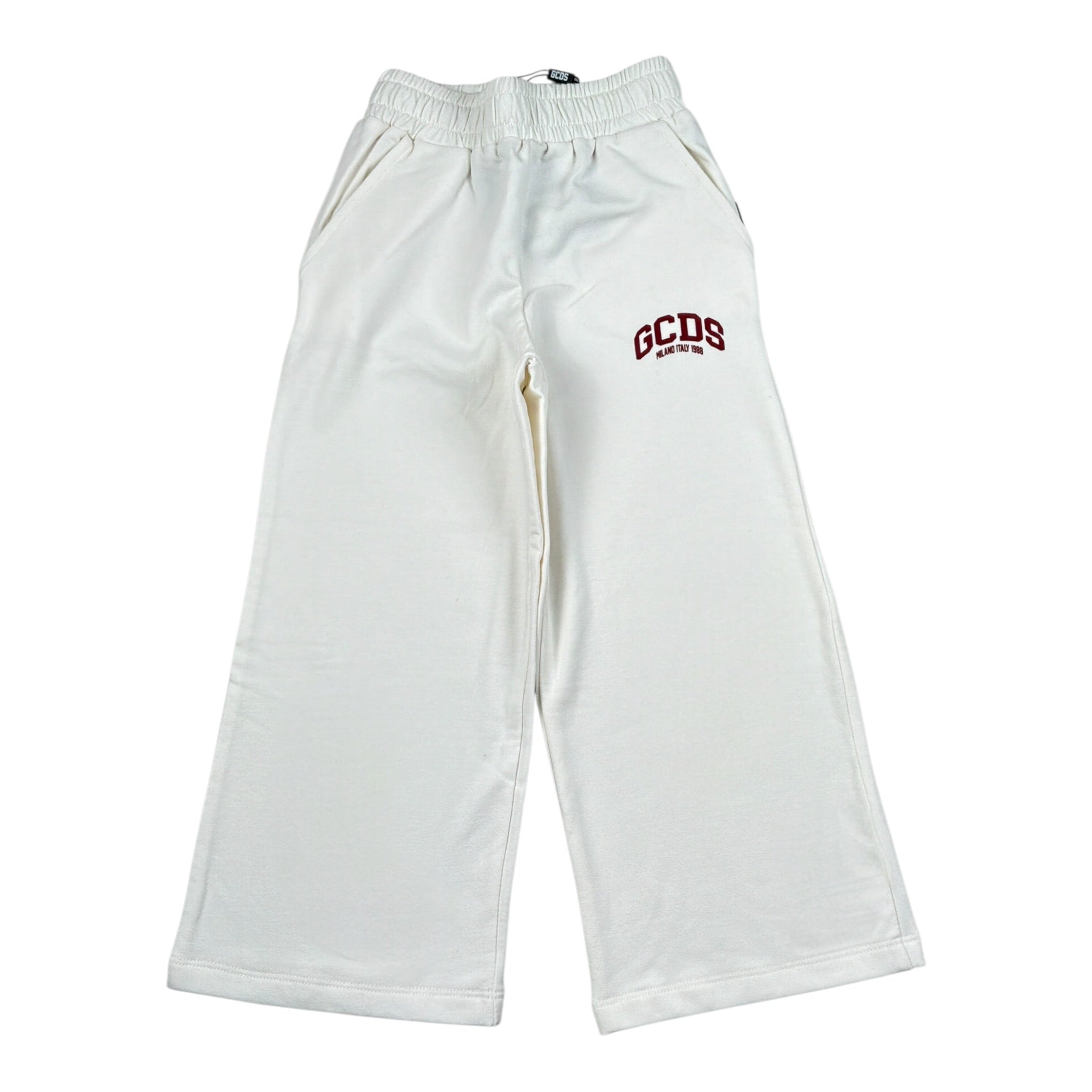 Gcds Pantalone Modello Tuta tinta unita Bianco per Bambina B2KW3024BA5 BIANCO GCDS 